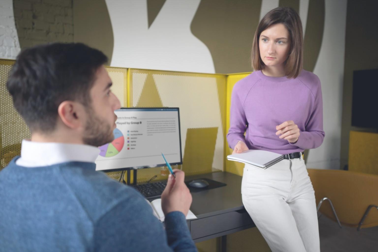 Illustration représentant l'expertise en analyse de données financières